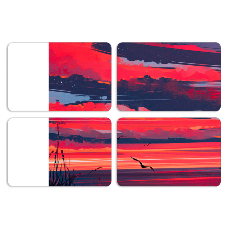 Магнитные фотопазлы 80 на 50 набор 4 штуки Heaven a