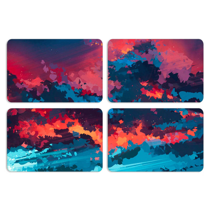 Магнитные фотопазлы 80 на 50 набор 4 штуки Thunderclouds