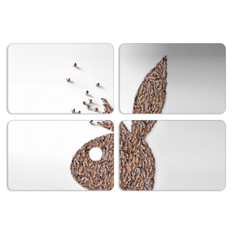 Магнитные фотопазлы 80 на 50 набор 4 штуки 