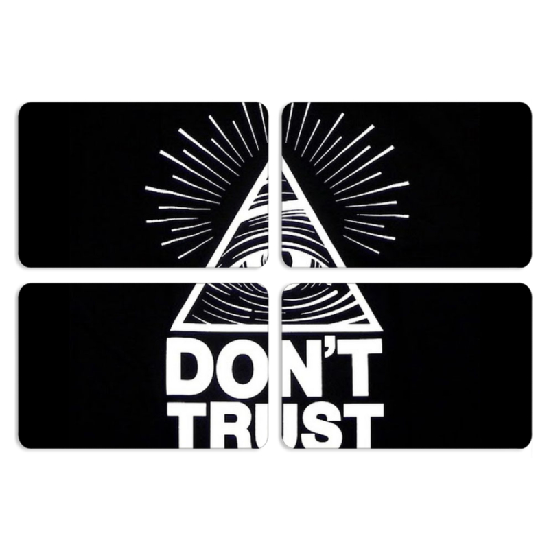 Магнитные фотопазлы 80 на 50 набор 4 штуки Dont Trust Anyone