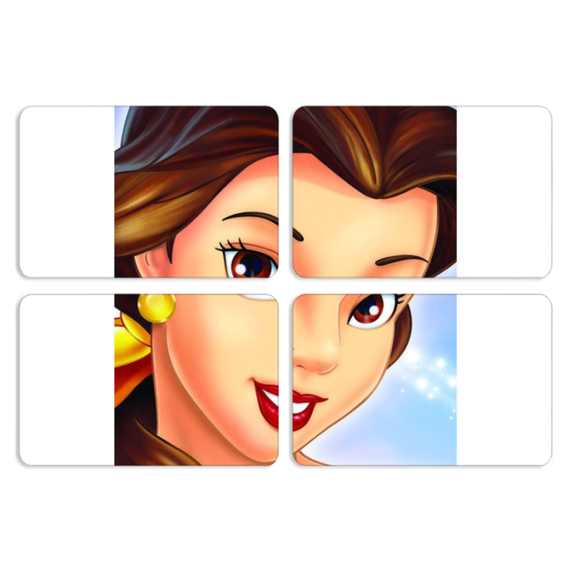 Магнитные фотопазлы 80 на 50 набор 4 штуки 