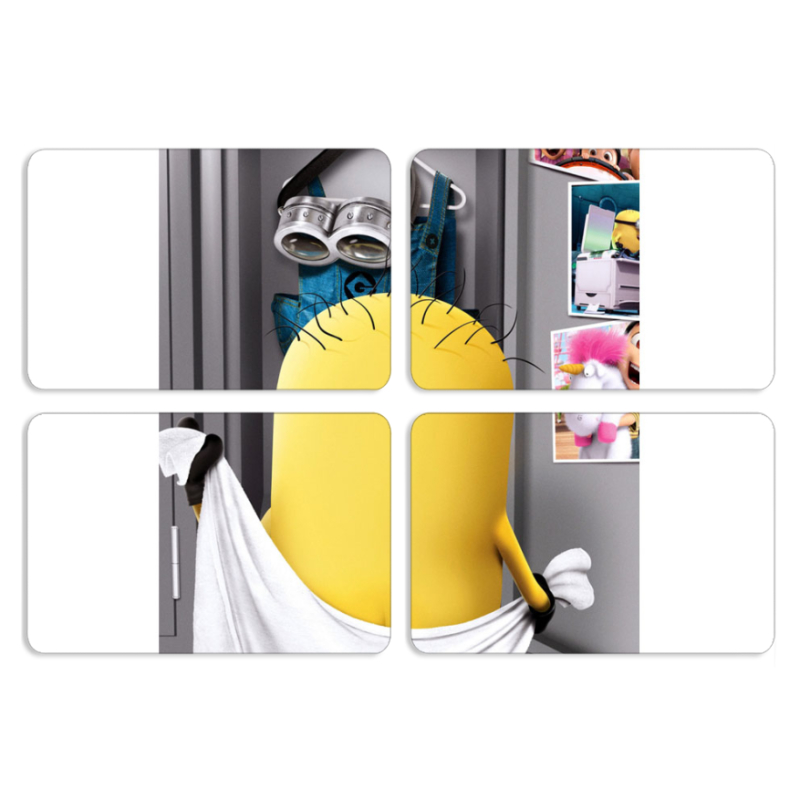 Магнитные фотопазлы 80 на 50 набор 4 штуки 