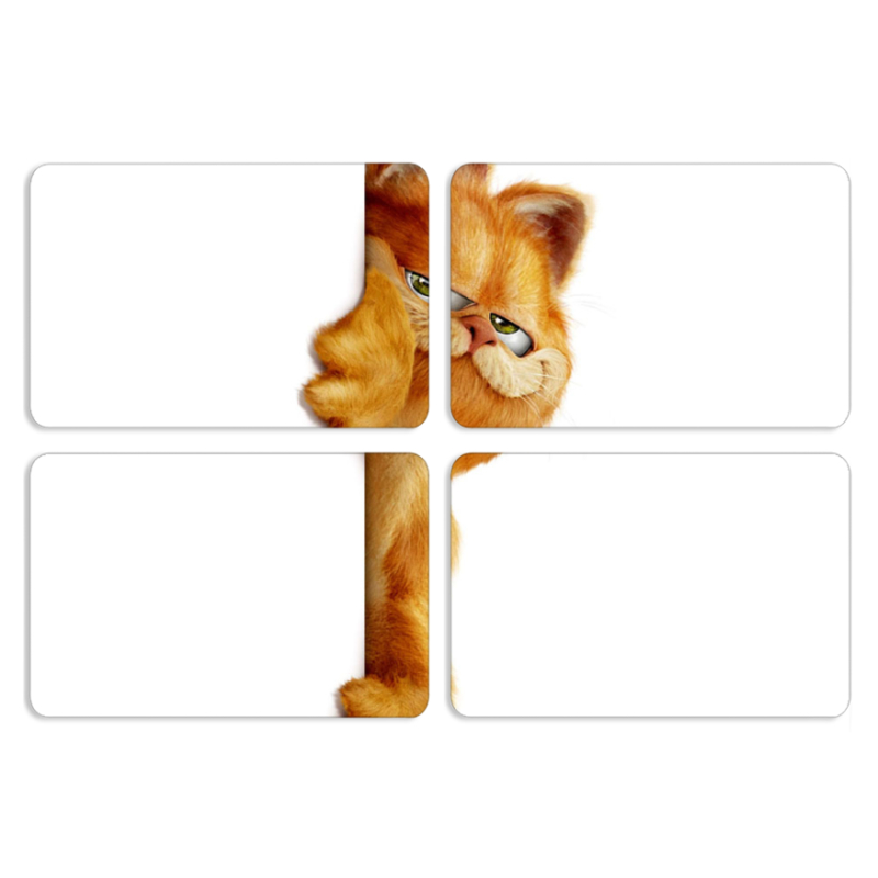 Магнитные фотопазлы 80 на 50 набор 4 штуки 