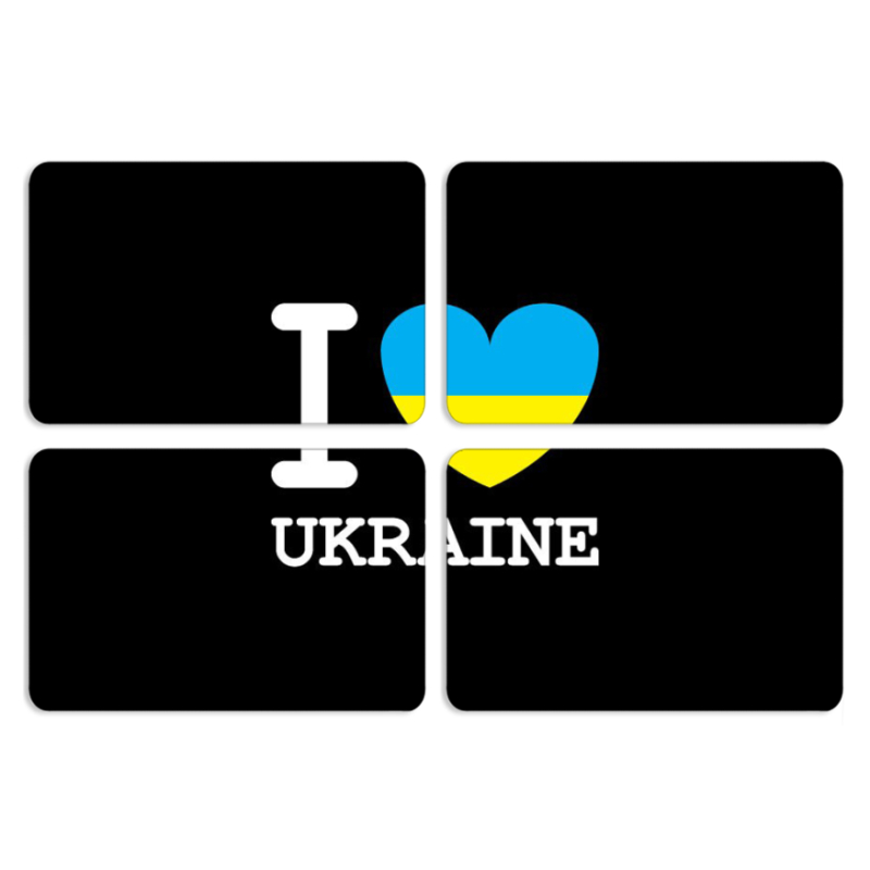 Магнитные фотопазлы 80 на 50 набор 4 штуки 