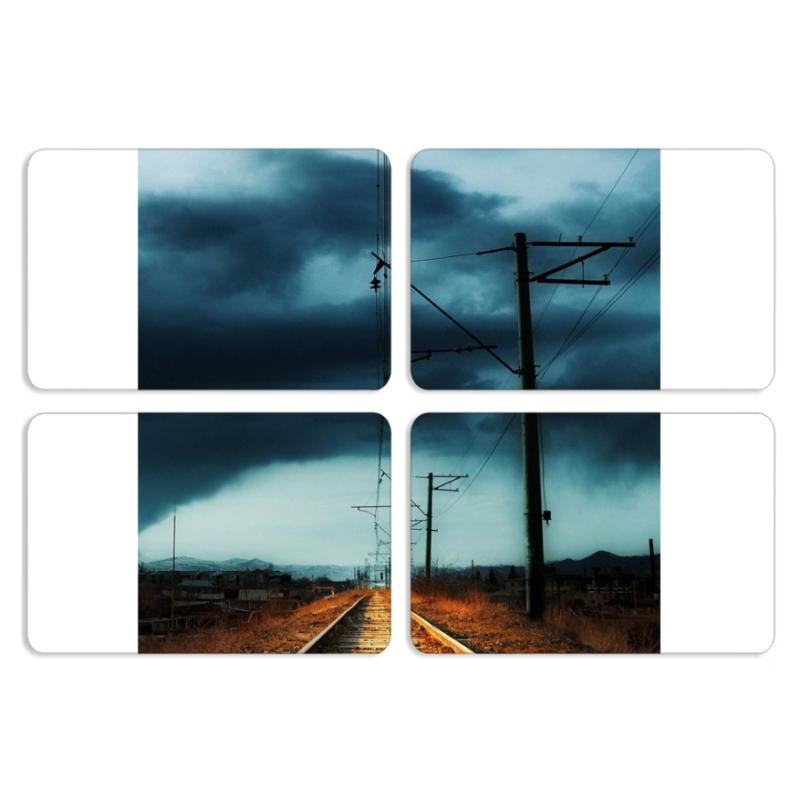 Магнитные фотопазлы 80 на 50 набор 4 штуки 