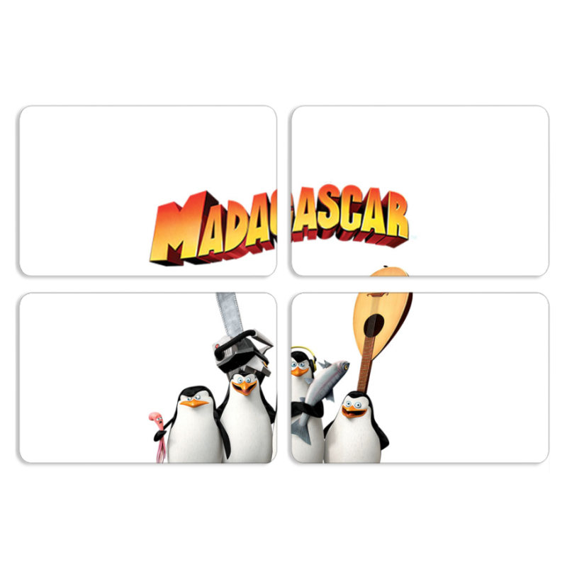 Магнитные фотопазлы 80 на 50 набор 4 штуки 