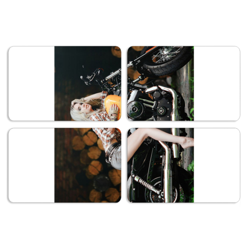 Магнитные фотопазлы 80 на 50 набор 4 штуки 