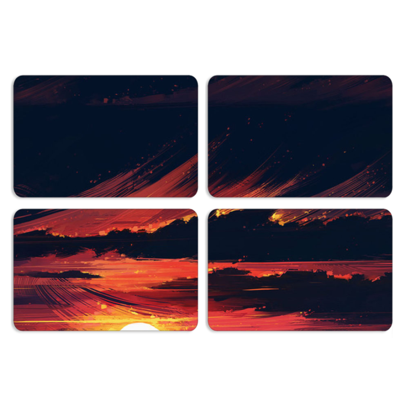 Магнитные фотопазлы 80 на 50 набор 4 штуки Sundown