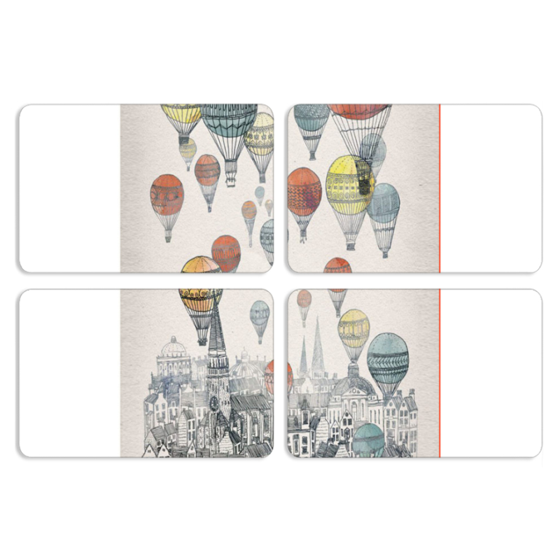 Магнитные фотопазлы 80 на 50 набор 4 штуки 