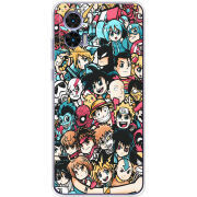 Чехол BoxFace Motorola Edge 30 Neo Anime Stickers