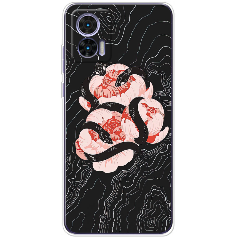 Чехол BoxFace Motorola Edge 30 Neo Snake Rose