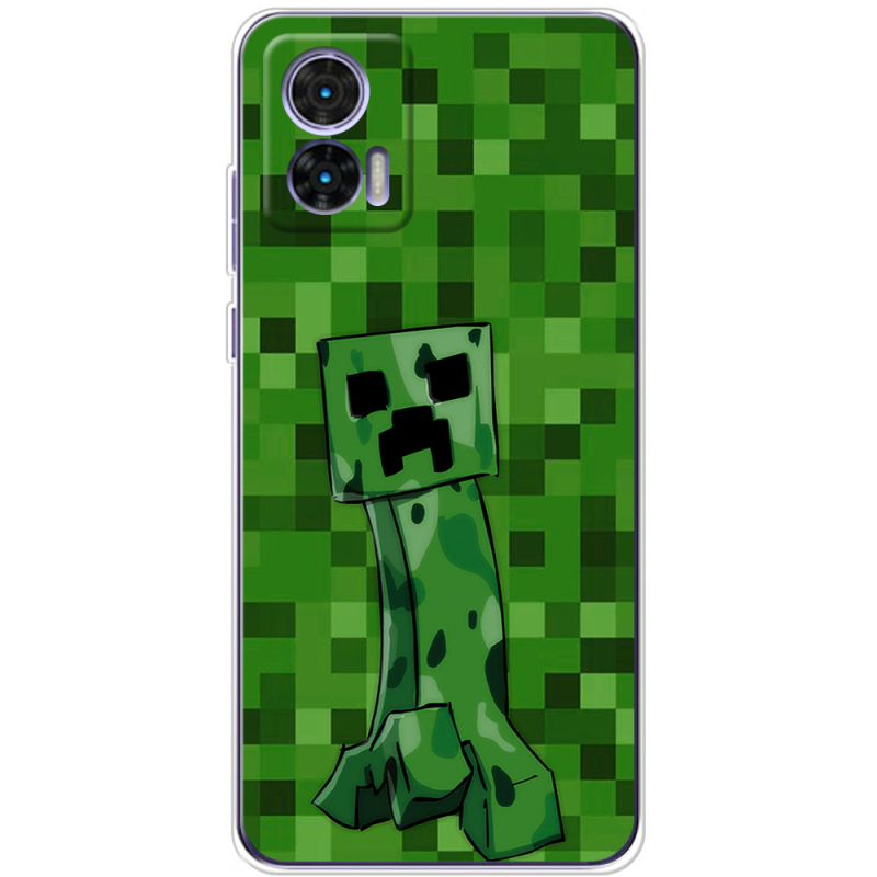 Чехол BoxFace Motorola Edge 30 Neo Minecraft Creeper