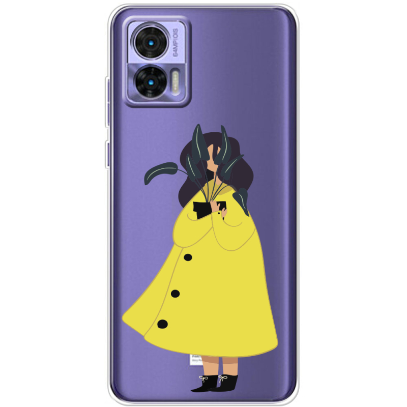 Прозрачный чехол BoxFace Motorola Edge 30 Neo Just a Girl