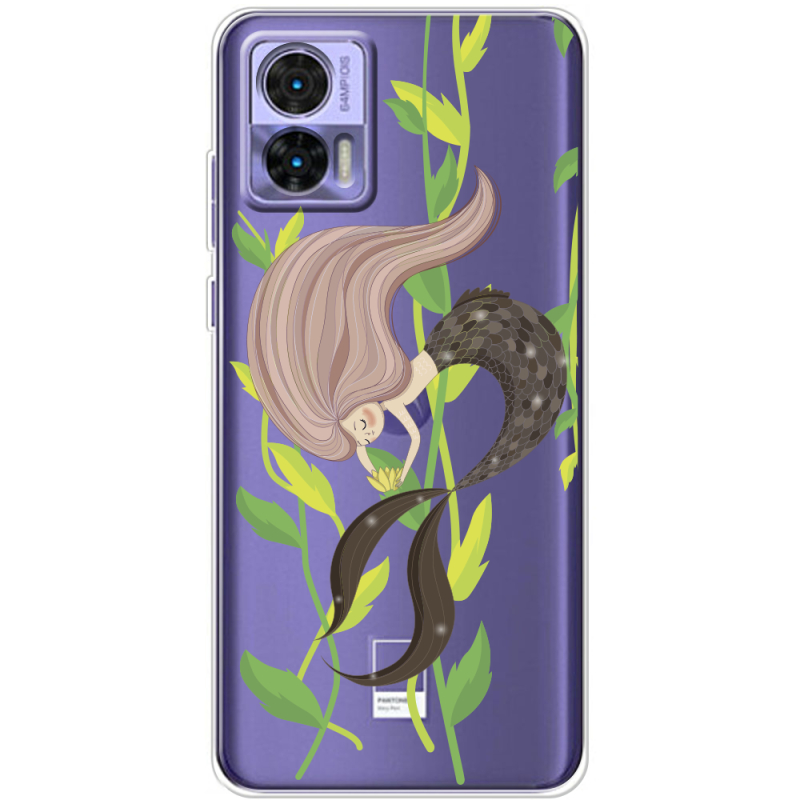 Прозрачный чехол BoxFace Motorola Edge 30 Neo Cute Mermaid