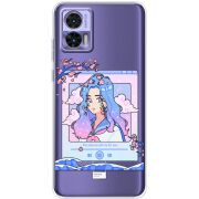 Прозрачный чехол BoxFace Motorola Edge 30 Neo The Sakuras Will Cry For You