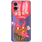 Прозрачный чехол BoxFace Motorola Edge 30 Neo Valentine Dwarfs