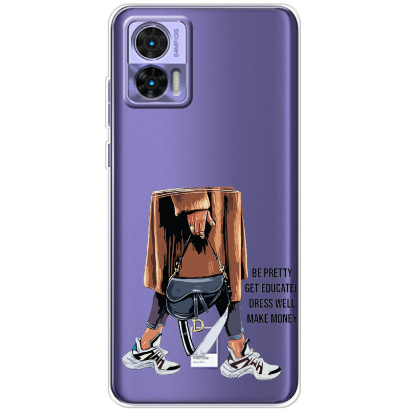 Прозрачный чехол BoxFace Motorola Edge 30 Neo Motivation