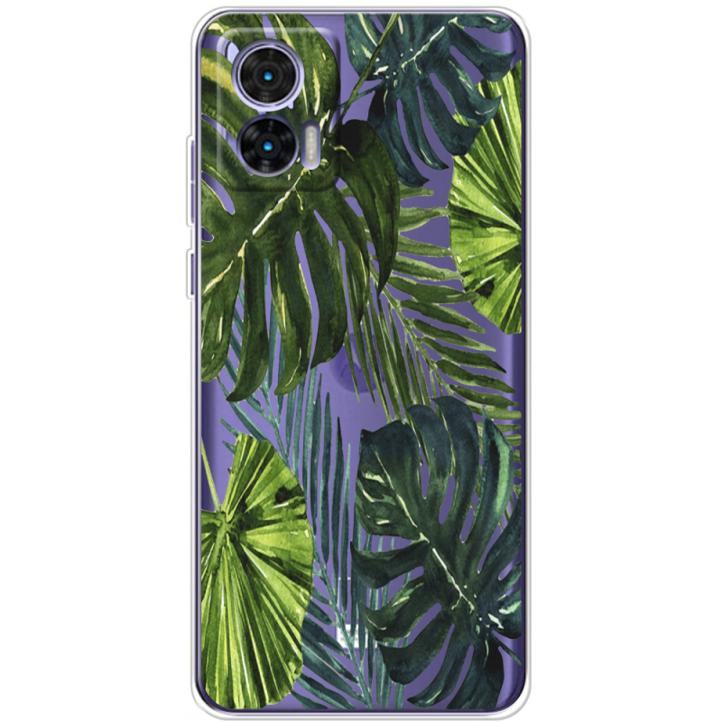 Прозрачный чехол BoxFace Motorola Edge 30 Neo Palm Tree