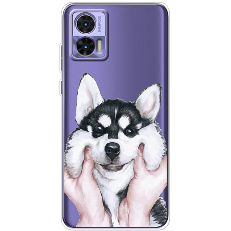 Прозрачный чехол BoxFace Motorola Edge 30 Neo Husky