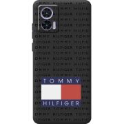 Черный чехол BoxFace Motorola Edge 30 Neo Tommy Print