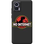 Черный чехол BoxFace Motorola Edge 30 Neo No Internet