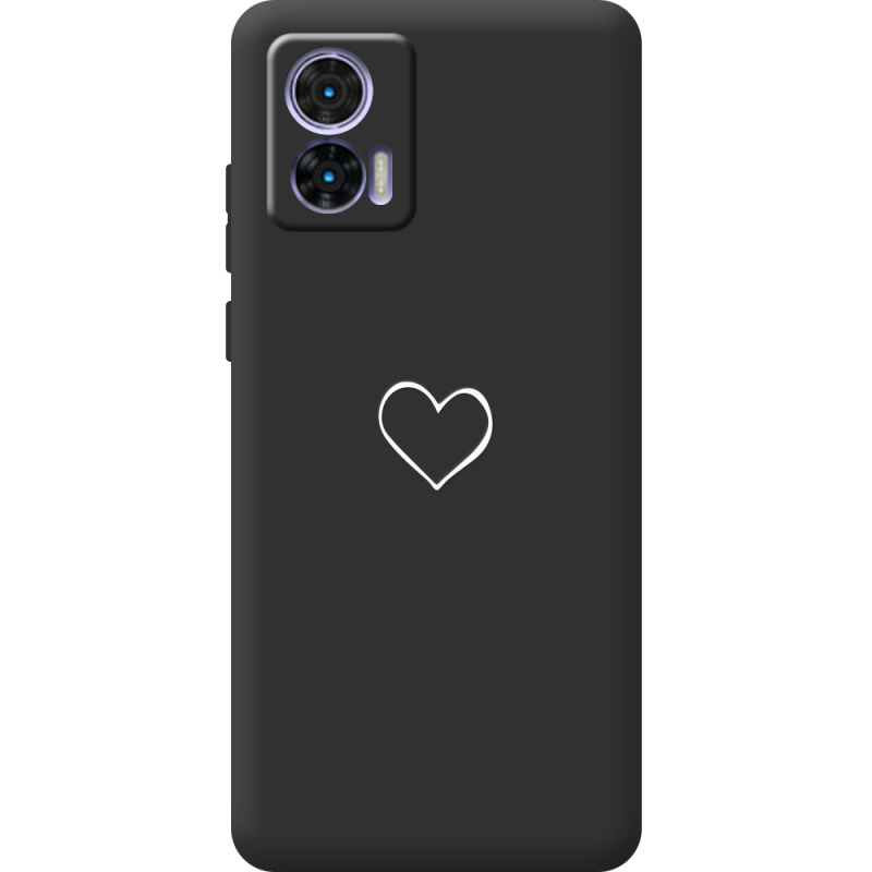 Черный чехол BoxFace Motorola Edge 30 Neo My Heart