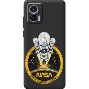 Черный чехол BoxFace Motorola Edge 30 Neo NASA Spaceship