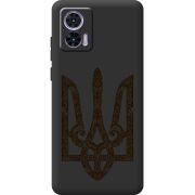 Черный чехол BoxFace Motorola Edge 30 Neo Ukrainian Trident