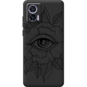 Черный чехол BoxFace Motorola Edge 30 Neo Eye