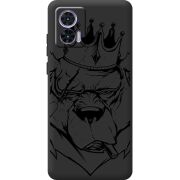 Черный чехол BoxFace Motorola Edge 30 Neo Bear King