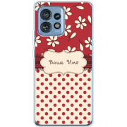 Чехол BoxFace Motorola Edge 40 Pro Именной Polka Dots