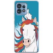 Чехол BoxFace Motorola Edge 40 Pro Fuck Unicorn