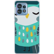 Чехол BoxFace Motorola Edge 40 Pro Green Owl