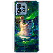 Чехол BoxFace Motorola Edge 40 Pro White Tiger Cub