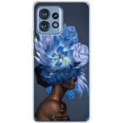 Чехол BoxFace Motorola Edge 40 Pro Exquisite Blue Flowers