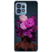 Чехол BoxFace Motorola Edge 40 Pro Exquisite Purple Flowers