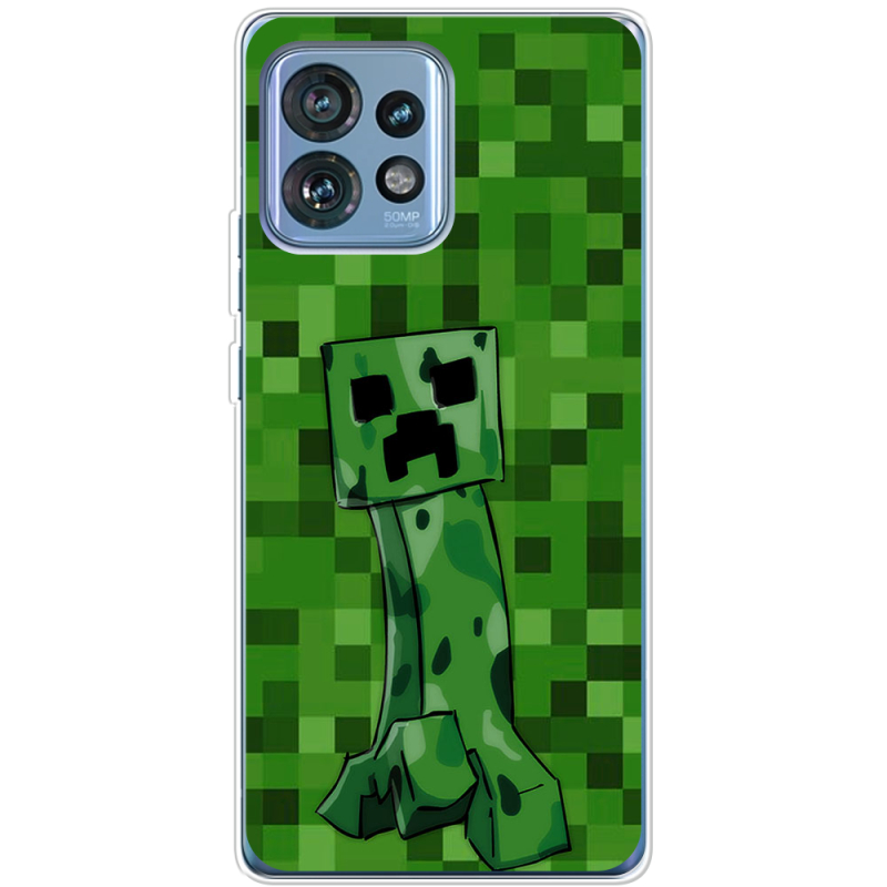 Чехол BoxFace Motorola Edge 40 Pro Minecraft Creeper