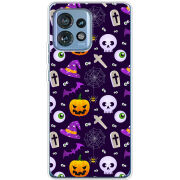 Чехол BoxFace Motorola Edge 40 Pro Halloween Purple Mood