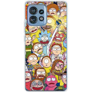 Чехол BoxFace Motorola Edge 40 Pro Rick and Morty