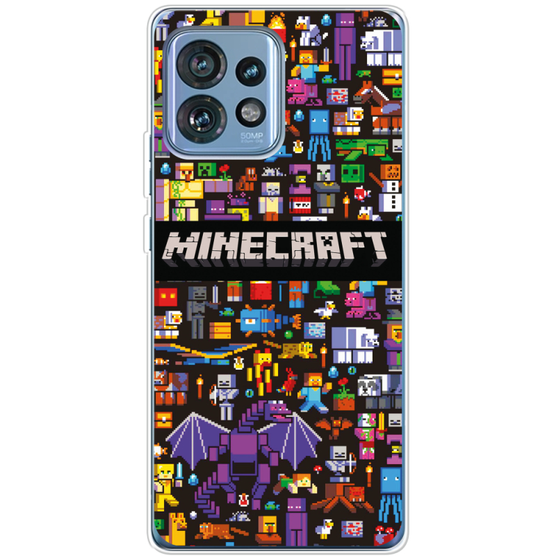 Чехол BoxFace Motorola Edge 40 Pro Minecraft Mobbery