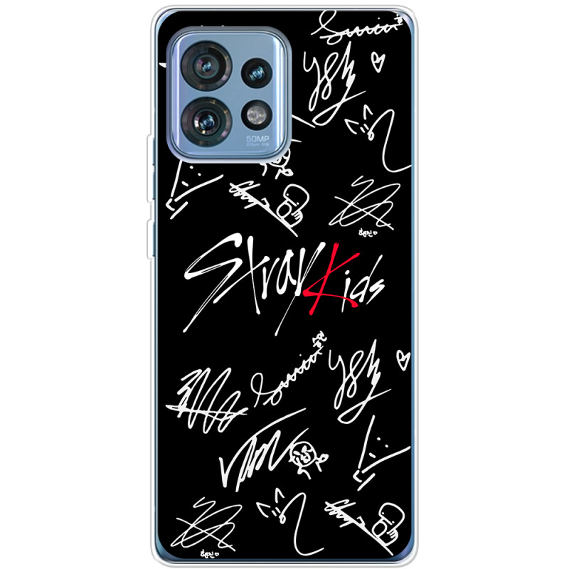 Чехол BoxFace Motorola Edge 40 Pro Stray Kids автограф