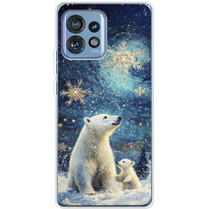 Чехол BoxFace Motorola Edge 40 Pro Північні ведмеді