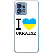 Чехол BoxFace Motorola Edge 40 Pro I love Ukraine