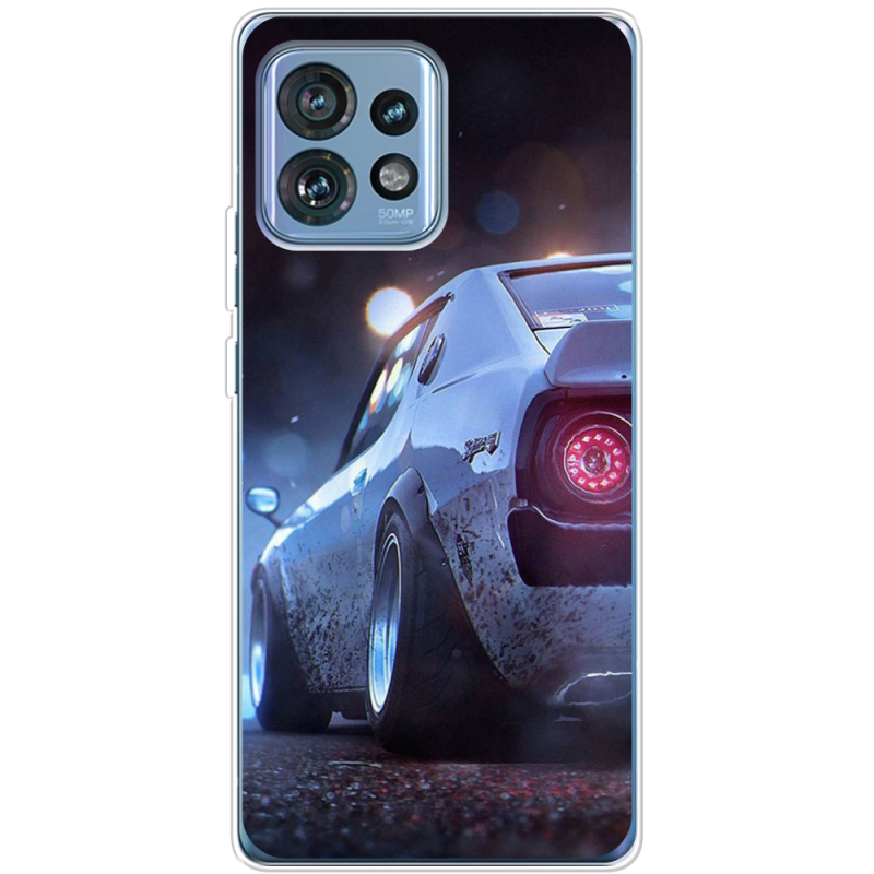 Чехол BoxFace Motorola Edge 40 Pro Silver Car