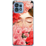 Чехол BoxFace Motorola Edge 40 Pro Girl in Flowers