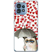 Чехол BoxFace Motorola Edge 40 Pro Raining Hearts