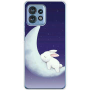 Чехол BoxFace Motorola Edge 40 Pro Moon Bunny