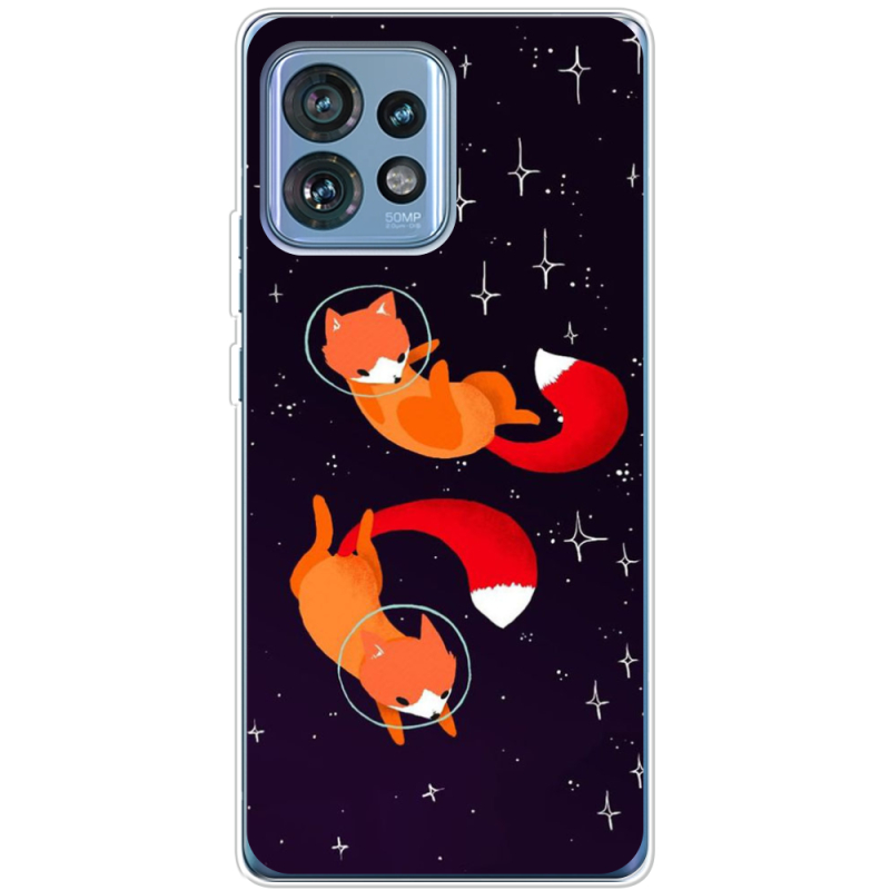 Чехол BoxFace Motorola Edge 40 Pro Fox-Astronauts