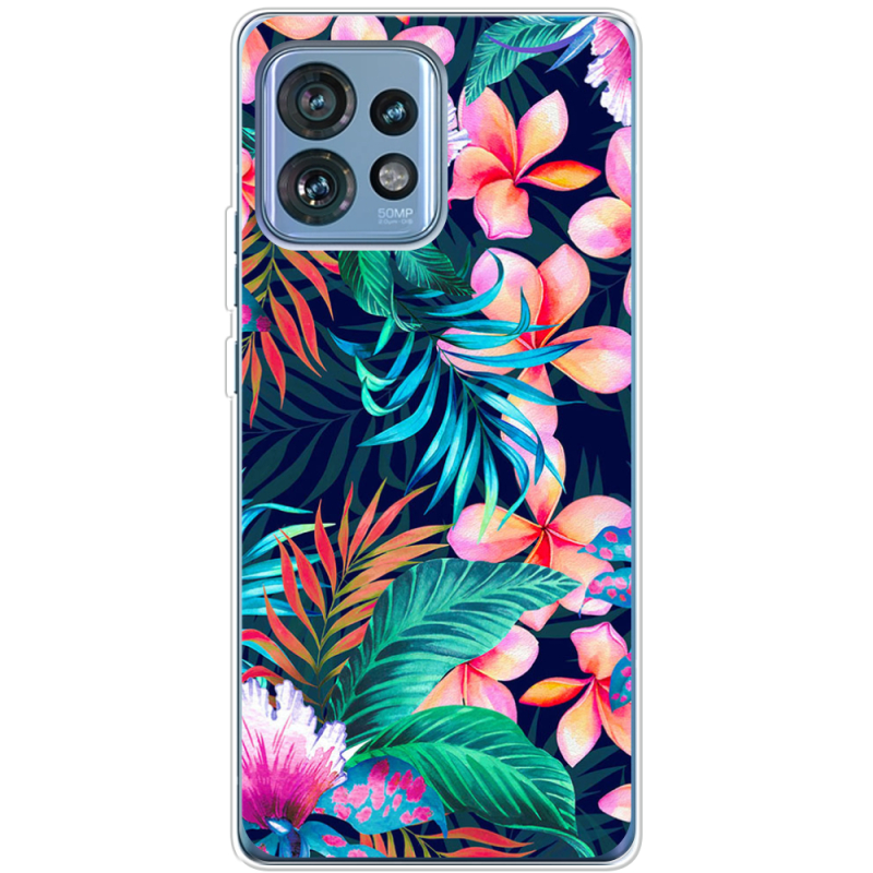 Чехол BoxFace Motorola Edge 40 Pro flowers in the tropics