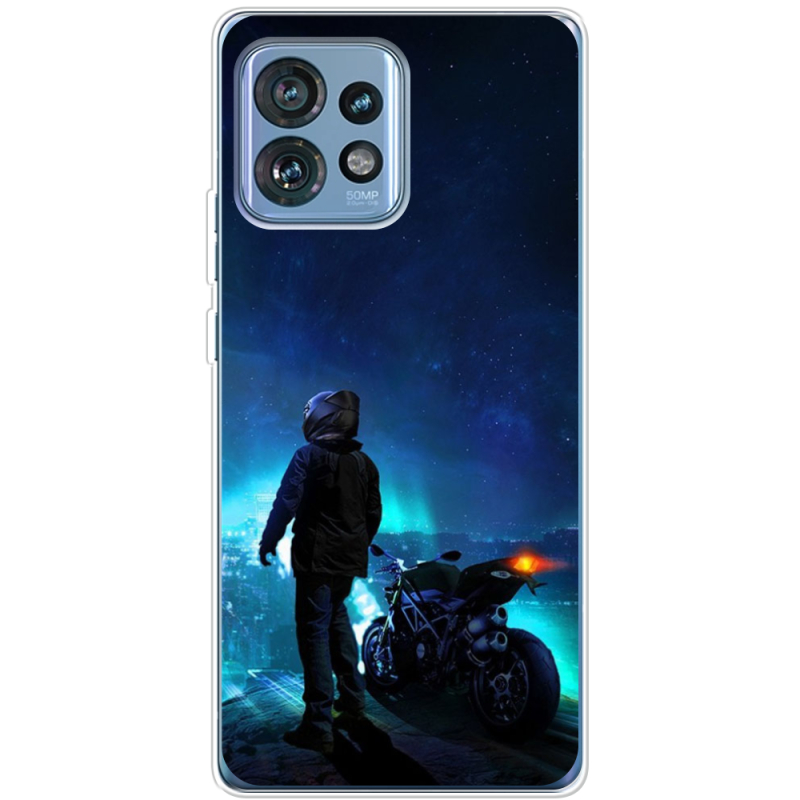 Чехол BoxFace Motorola Edge 40 Pro Motorcyclist